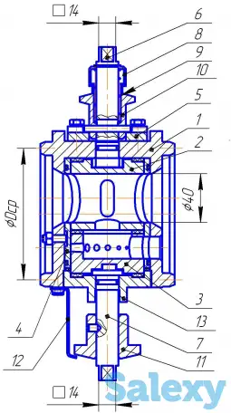 Штуцер дискретный фланцевый   ШДФ-10МК3, фотография 1