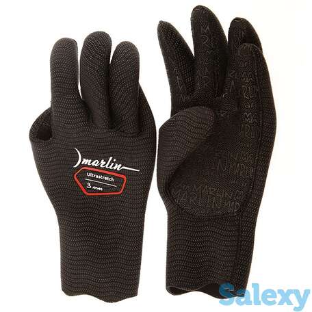 Перчатки marlin ultrastretch black 3 mm, фотография 1
