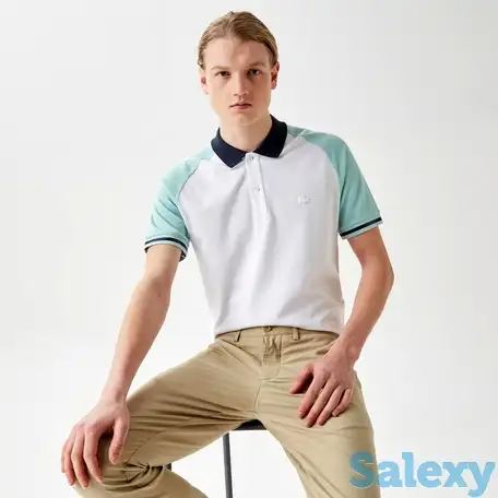Мужское поло lacoste slim fit, фотография 1