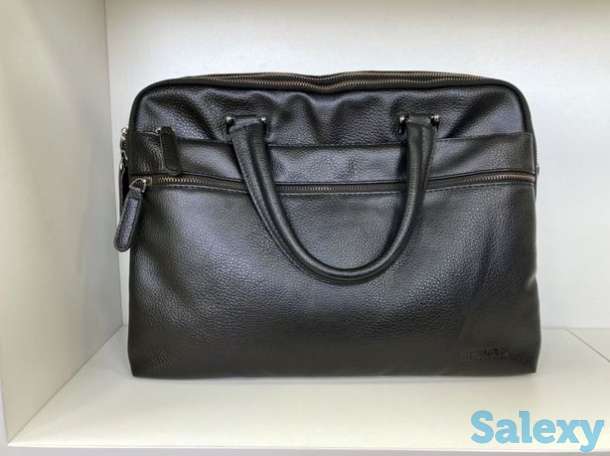 Кожанный мужской портфель, фотография 1