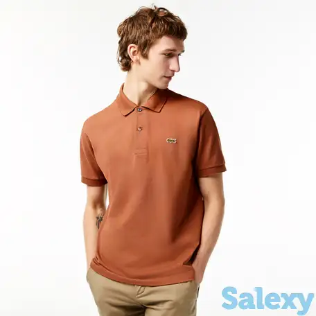 Мужское поло lacoste l1212 classic fit, фотография 1