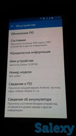 телефон самсунг j3 2016г, фотография 4
