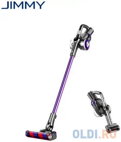 Вертикальный пылесос xiaomi h8pro сухая уборка фиолетовый графит, фотография 1