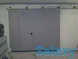 Противопожарные автоматические  ворота 2500х3000 сдвижные (откатные) со встроенной калиткой, фотография 1