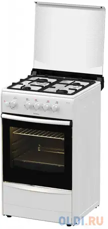 Газовая плита darina 1b1 gm 441 008 w белый, фотография 1