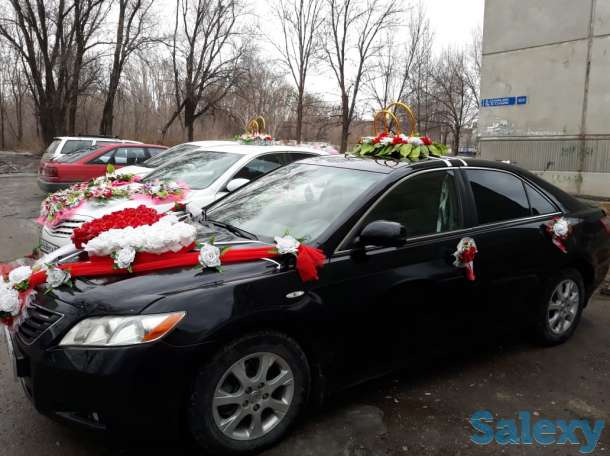 Свадебное оформление машин, фотография 2