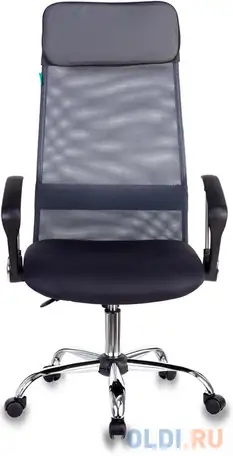 Кресло руководителя бюрократ kb-6n/sl/dg/tw-12 серый, фотография 1