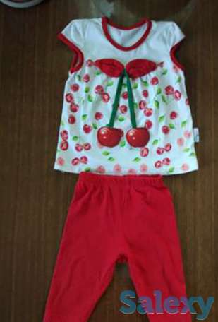 Костюм летний (бриджи кофта) до 1 года, фотография 1