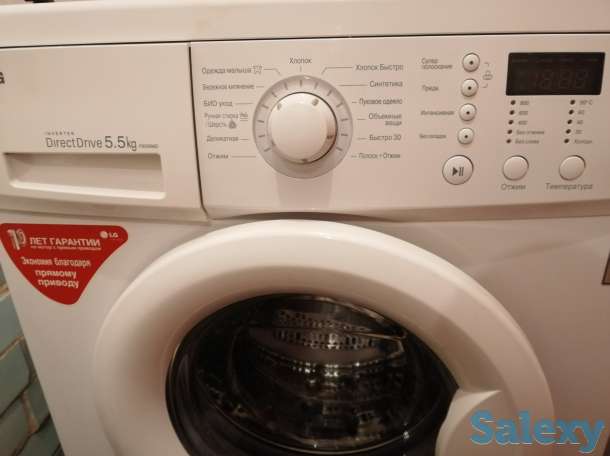 Продам стиральную машинку LG 5,5 кг в очень хорошем состоянии, фотография 1
