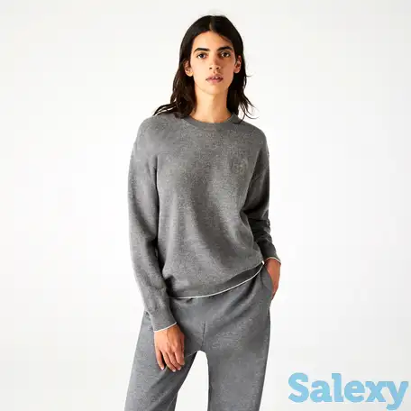 Шерстяной женский свитер lacoste, фотография 1