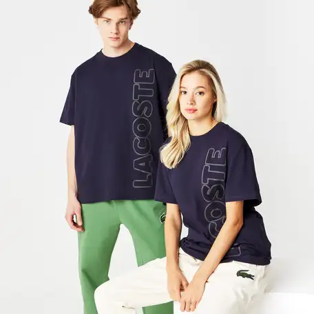 Футболка lacoste свободной посадки unisex, фотография 1