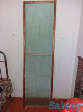 Решетка с сеткой от комаров для двери на балкон, фотография 1