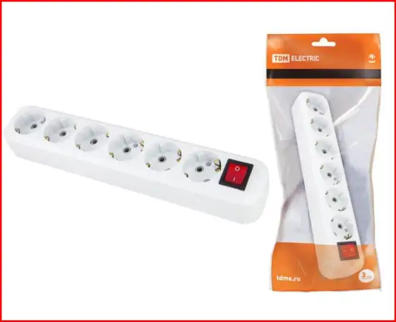 Колодка на 6 гнезд, фотография 2