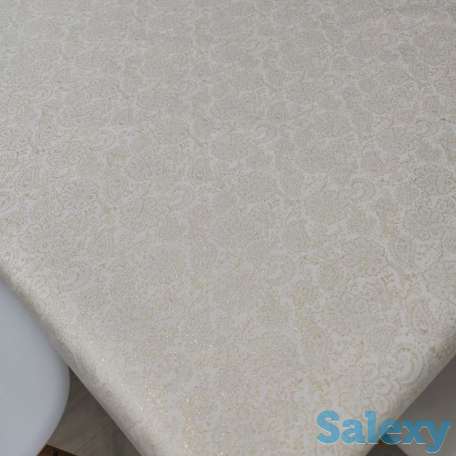 Шикарная испанская скатерть с золотым люрексом ширина 160 см, фотография 3