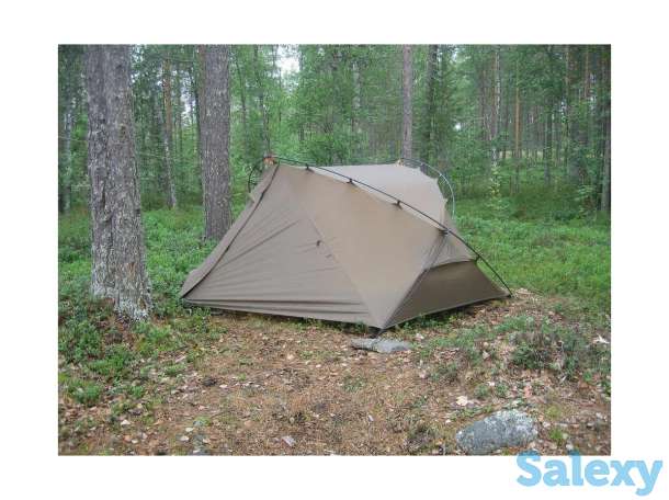 Палатка нормал траппер 2 si/pu желтая, фотография 2