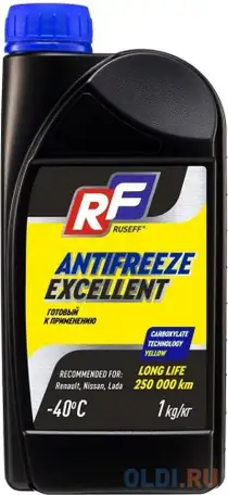 17371n ruseff антифриз antifreeze excellent oat (1кг), фотография 1
