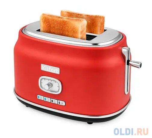 Тостер kitfort кт-2075-3 815вт красный, фотография 1
