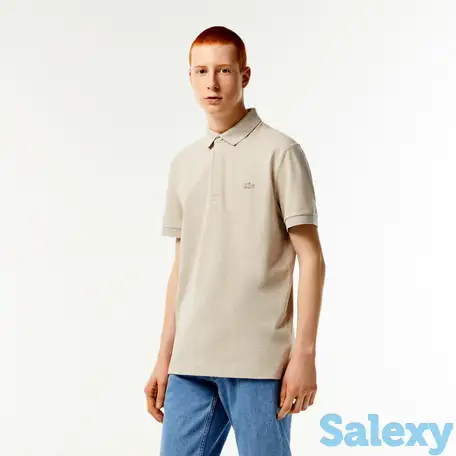 Мужское поло lacoste paris polo regular fit, фотография 1