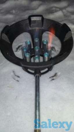 Газовая горелка для казана и вока. 9 форсунок. Мощность 20-25квт, фотография 1