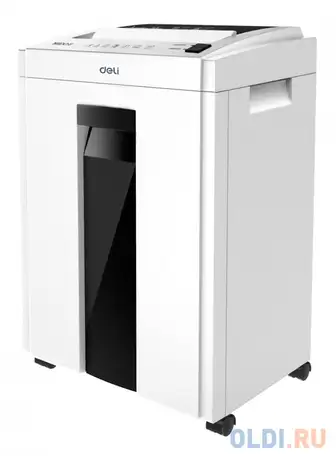 Шредер deli et053 белый (секр.p-4) фрагменты 16лист. 23лтр., фотография 1