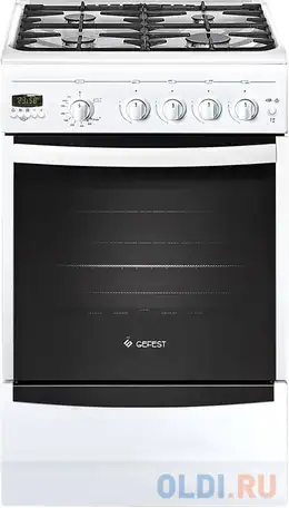 Газовая плита gefest пг 5100-04 0002 белый, фотография 1