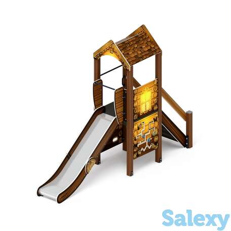 Детский игровой комплекс «играйте с нами (эко)» дик 2.01.1.01-12 h=1200, фотография 1