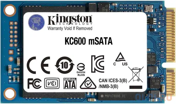 Ssd накопитель kingston kc600 256 gb sata-iii, фотография 1
