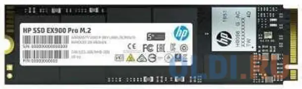 Ssd накопитель hp ex900 1 tb pci-e 3.0 x4, фотография 1