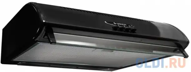 Вытяжка подвесная gefest во-2501 к41 черный, фотография 1