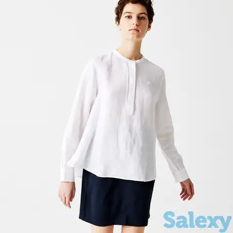 Женская льняная рубашка lacoste, фотография 1