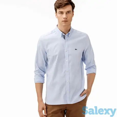 Мужская рубашка lacoste slim fit, фотография 1