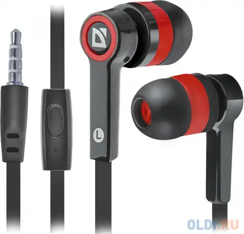 Гарнитура defender pulse-420 black/yellow 4-пин 3,5 мм jack, кабель-1,2м, фотография 1