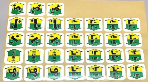 Наклейки на ручки управления КМУ Soosan, фотография 1