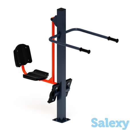 Тренажер уличный «жим ногами + брусья ст 023-01», фотография 1