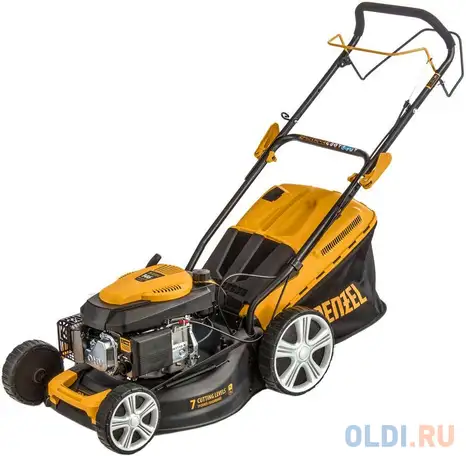 Газонокосилка бензиновая gld-460sp, 146 куб.см., шир. 46 см,самоход.,7 уров.,травосб. 50 л//, фотография 1