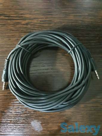 Аукс Аукс кабель шнур, аудио провод 3.5 мм, 10 метров , фотография 5