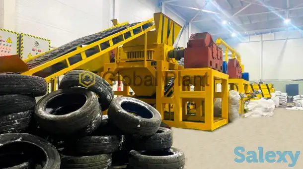 Измельчитель для изношенных шин Global Recycler 3000, фотография 1
