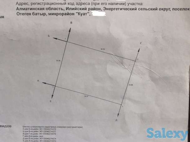 Срочно продам земельный участок, Алматинская область Илийский район пос. Отеген батыр, мкр.Куат, фотография 5