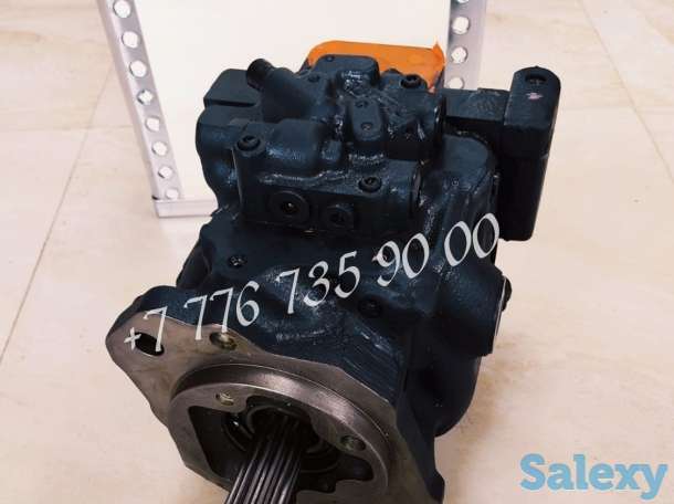 Гидронасос для экскаватора погрузчика Komatsu WB93R-5E0, WB97S-5E0, WB97R-5E0, фотография 1