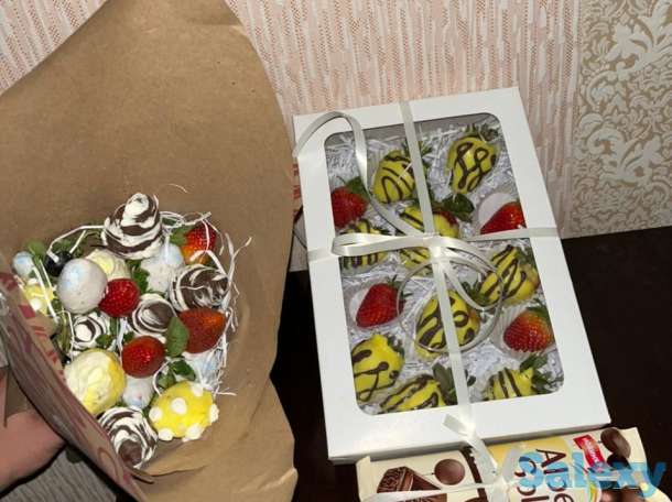 торт/клубника в школаде/шоколадный бокс, фотография 6