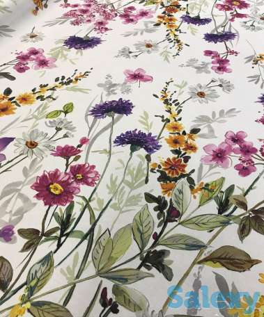 Итальянская скатерть с тефлоновым покрытием Цветущий летний луг, фотография 2