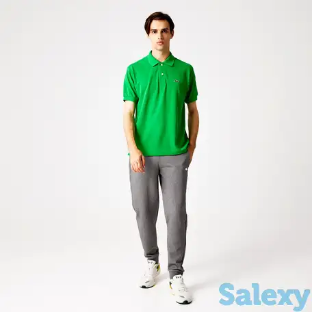 Мужские брюки для бега lacoste из хлопка, фотография 1