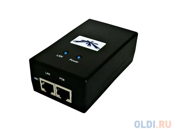 Адаптер poe ubiquiti  poe-24-12w-g 24v 0.5a, фотография 1