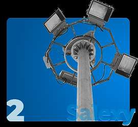 Опоры уличного освещения и светодиодные светильники, фотография 2