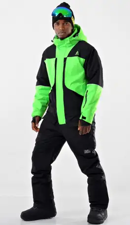 Комбинезон azimuth m 312 black/green, фотография 1