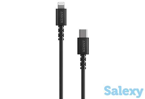 Кабель anker powerline select (a8613g11) usb-c to lightning 1.8m. черный, фотография 1