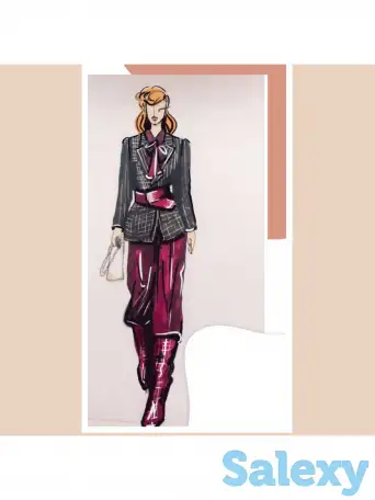 Офф лайн и онлайн курсы рисования и дизайна Fashion sketch, Портрет, Интерьер., фотография 2