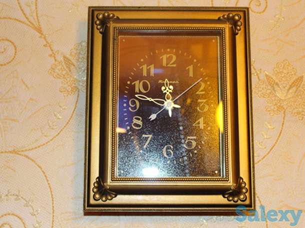 Настенные часы Янтарь механические на батарейках, фотография 1