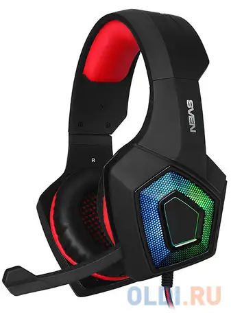 Игровая гарнитура проводная sven ap-u880mv черный sv-016739, фотография 1