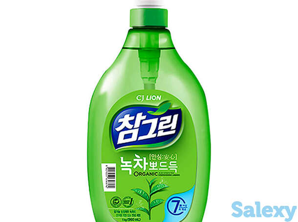 Средство для мытья посуды cj lion green tea squeaky clean (480 мл), фотография 1